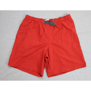 Columbia Shorts Mens Medium Red Performance Omni-Shade Mesh Lined Belt 8" Inseam